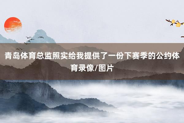 青岛体育总监照实给我提供了一份下赛季的公约体育录像/图片